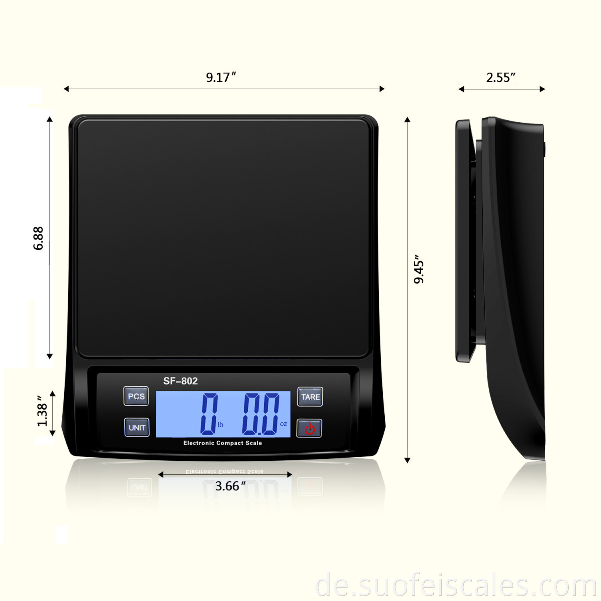 SF-802 Plastic Platform Electronic Digital Shipping Postal Skala